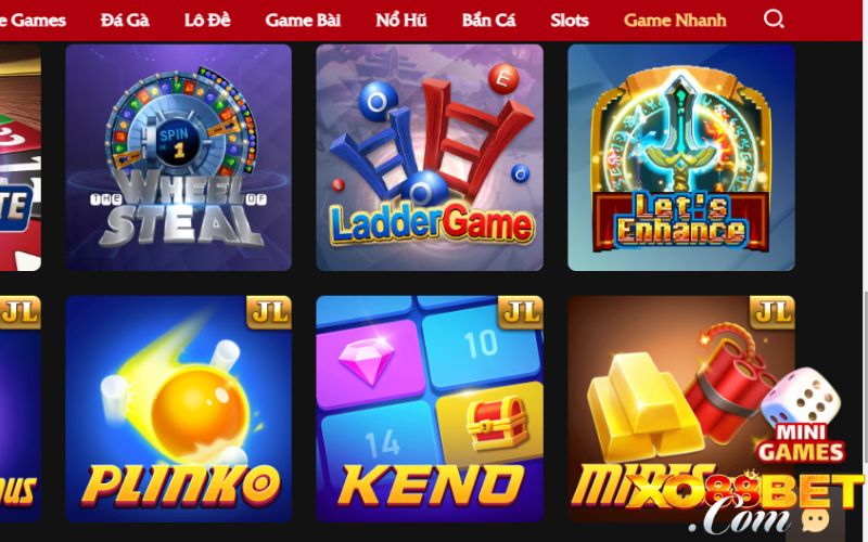 Các loại game hot có tại nhà cái uy tín