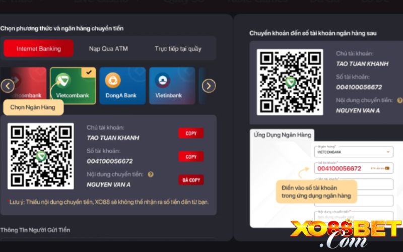 Hướng dẫn nạp vốn cực kỳ đơn giản cho dân chơi